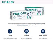 Tablet Screenshot of probiofix.sk
